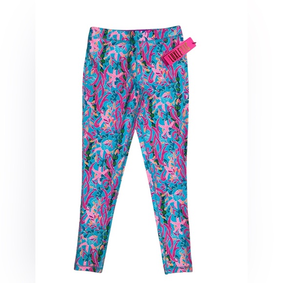 Lilly‎ Pulitzer | NWT Girl's Youth XL 12-14 Weekender Legging in Seaweed Samba - Picture 2 of 7